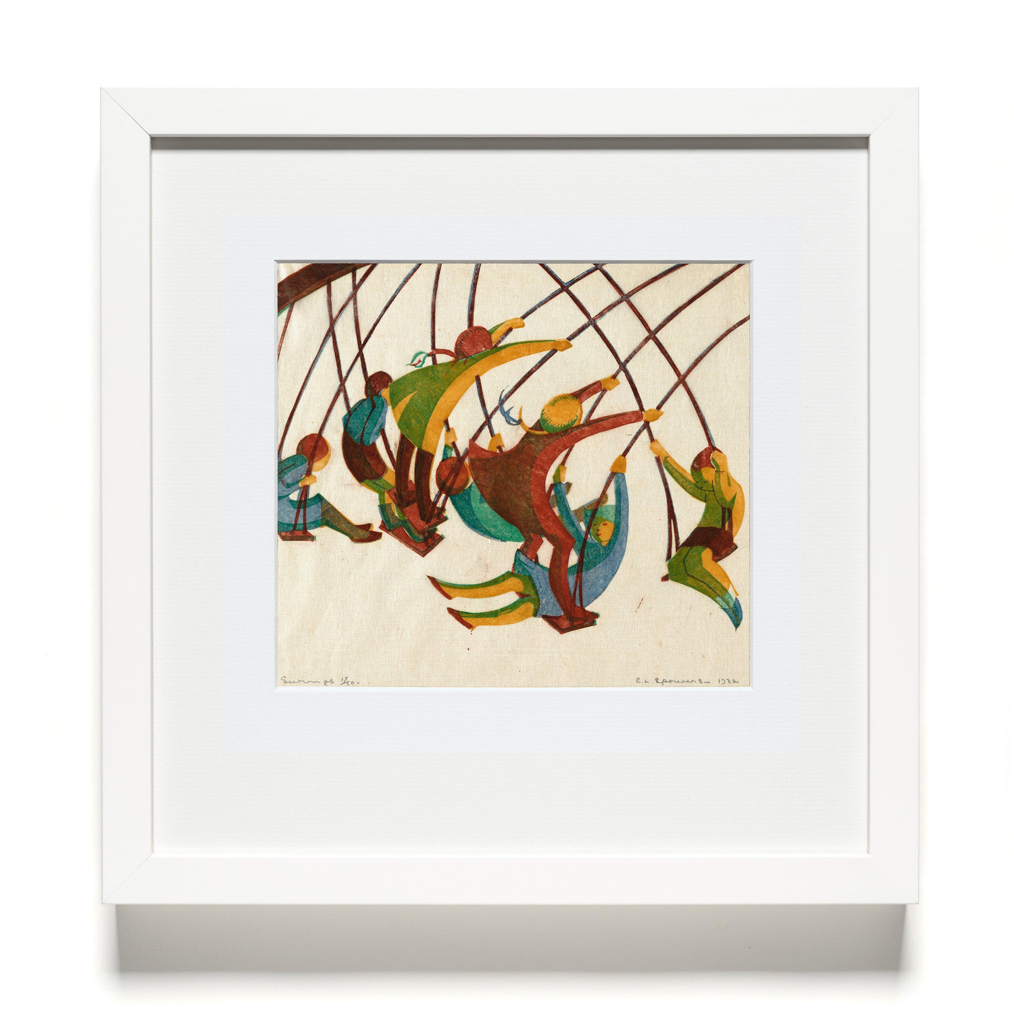 Ethel Spowers "Swings" Reproduction Print