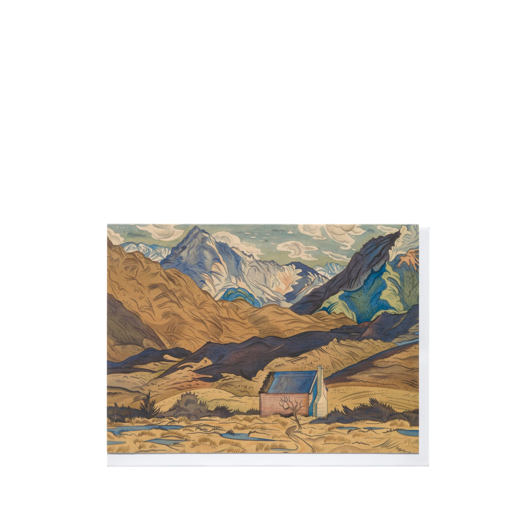 Rita Angus "Mountains, Cass" Card