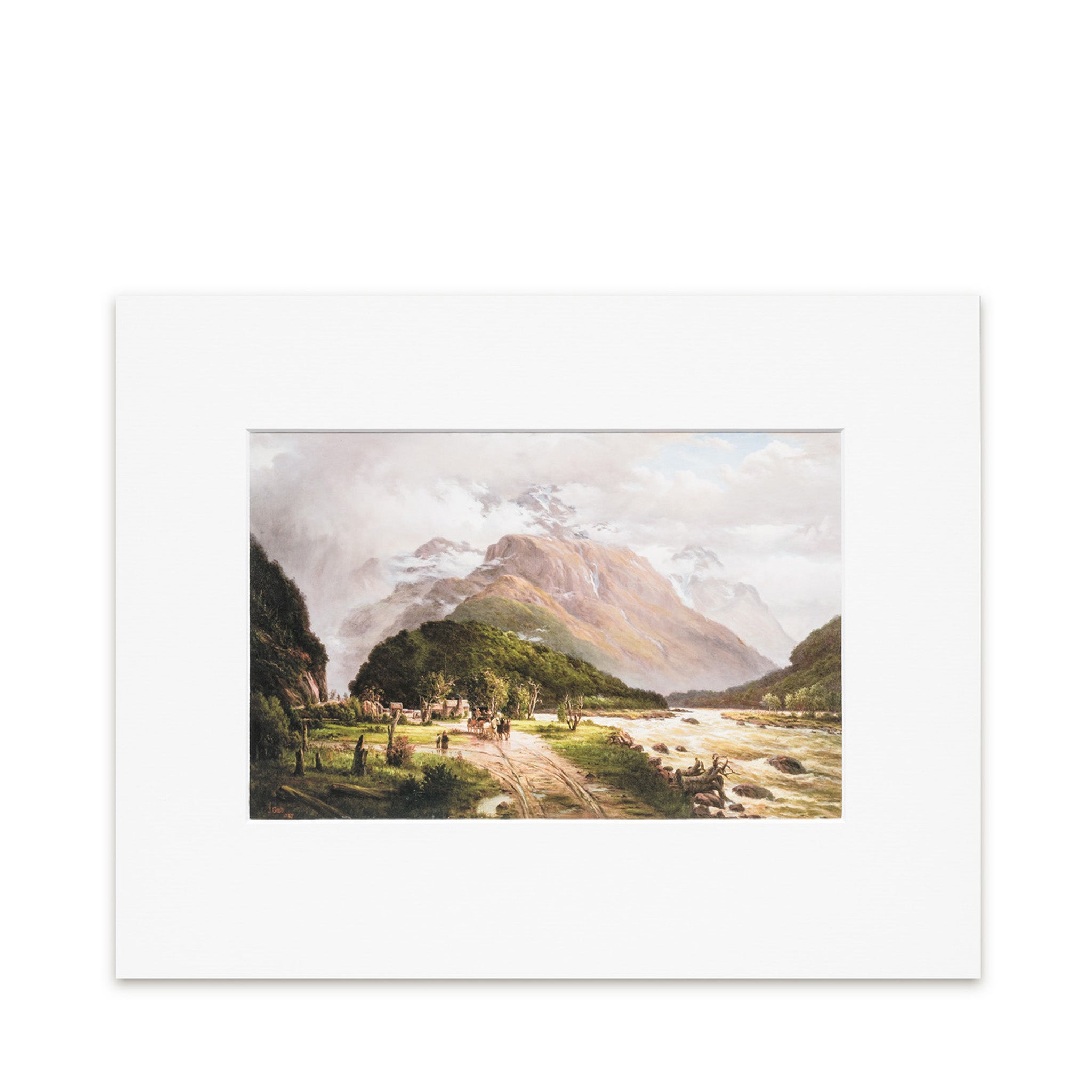 John Gibb "Clearing up after Rain…" Reproduction Print