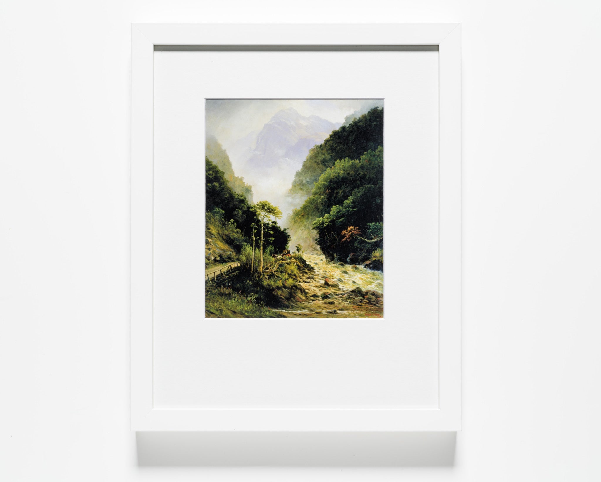 John Gibb "Clearing up, Otira Gorge" Reproduction Print