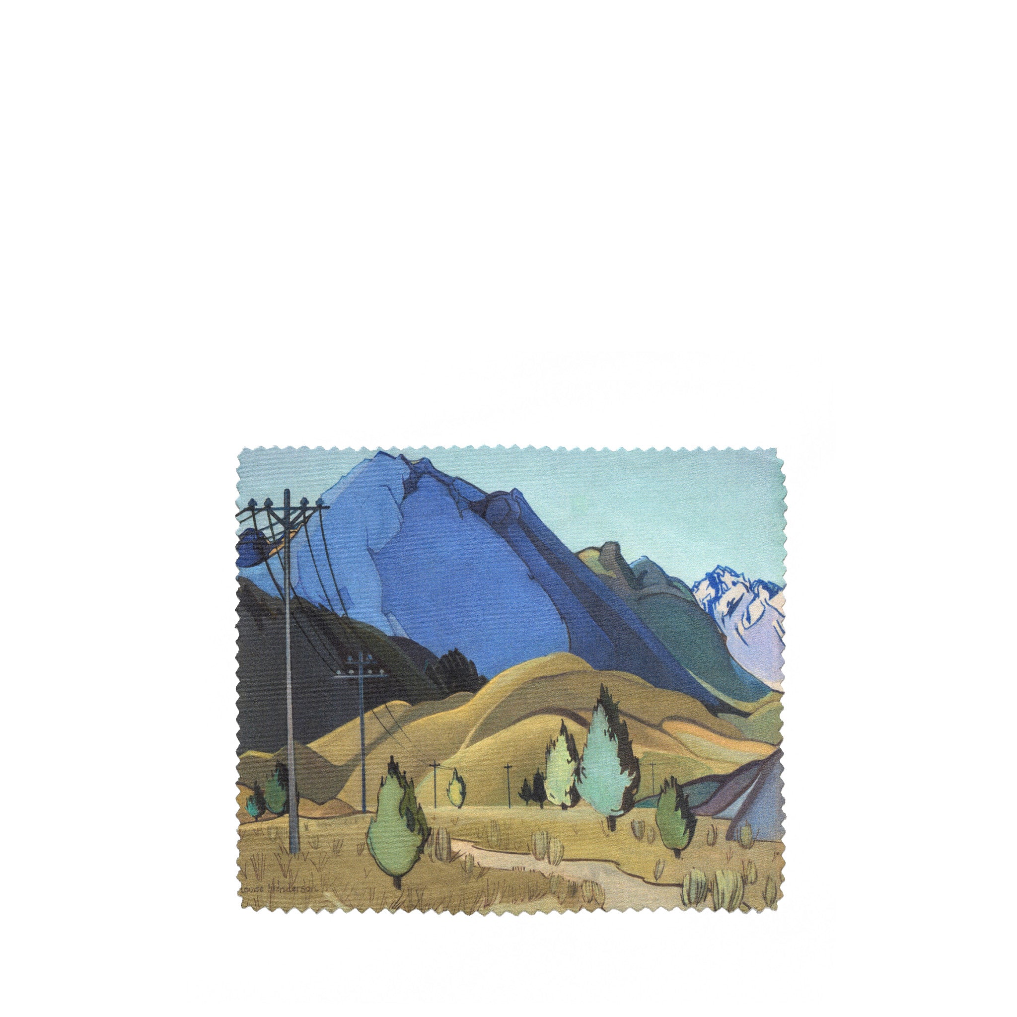 Louise Henderson "Plain and Hills" Lens Cloth