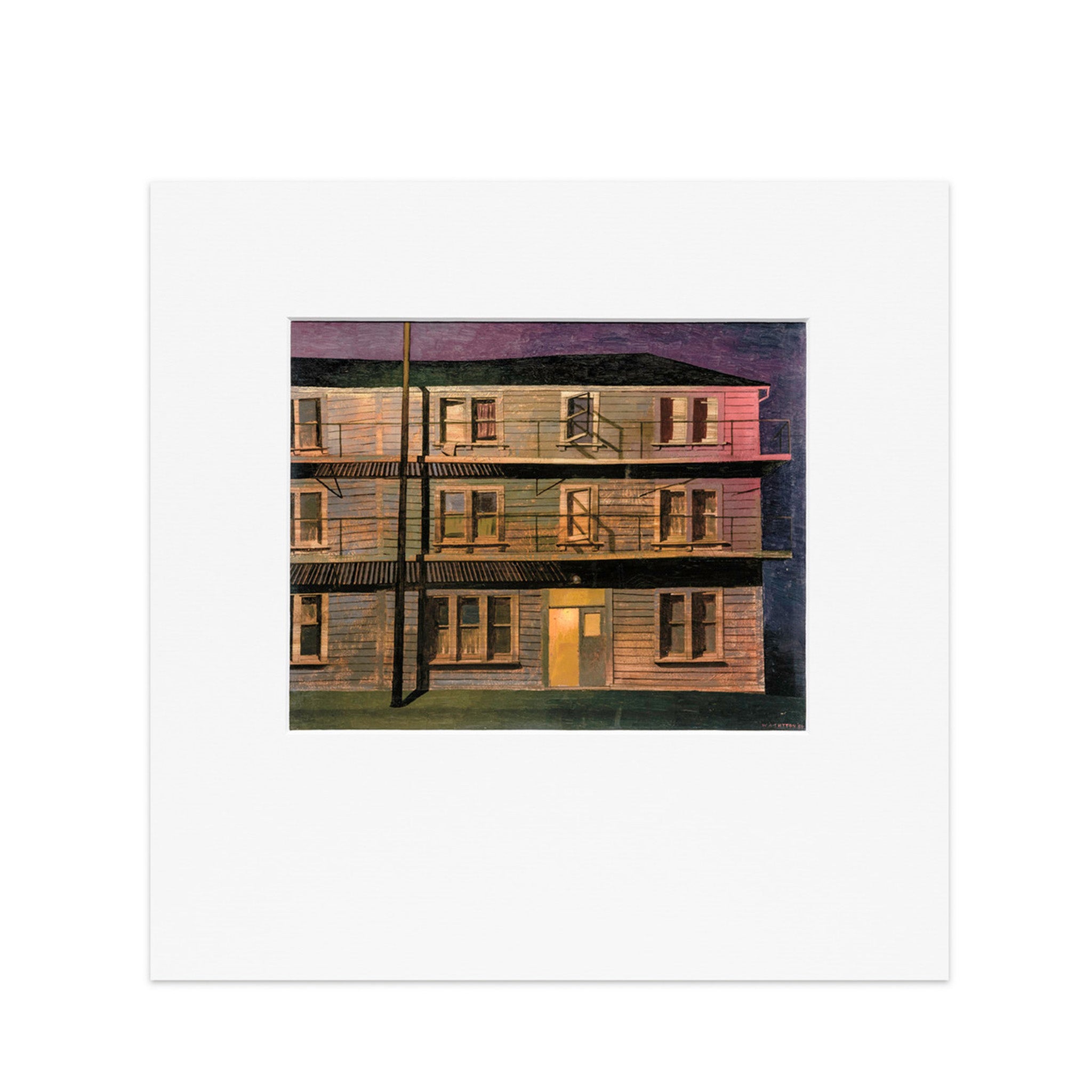 Bill Sutton "Private Lodgings" Reproduction Print
