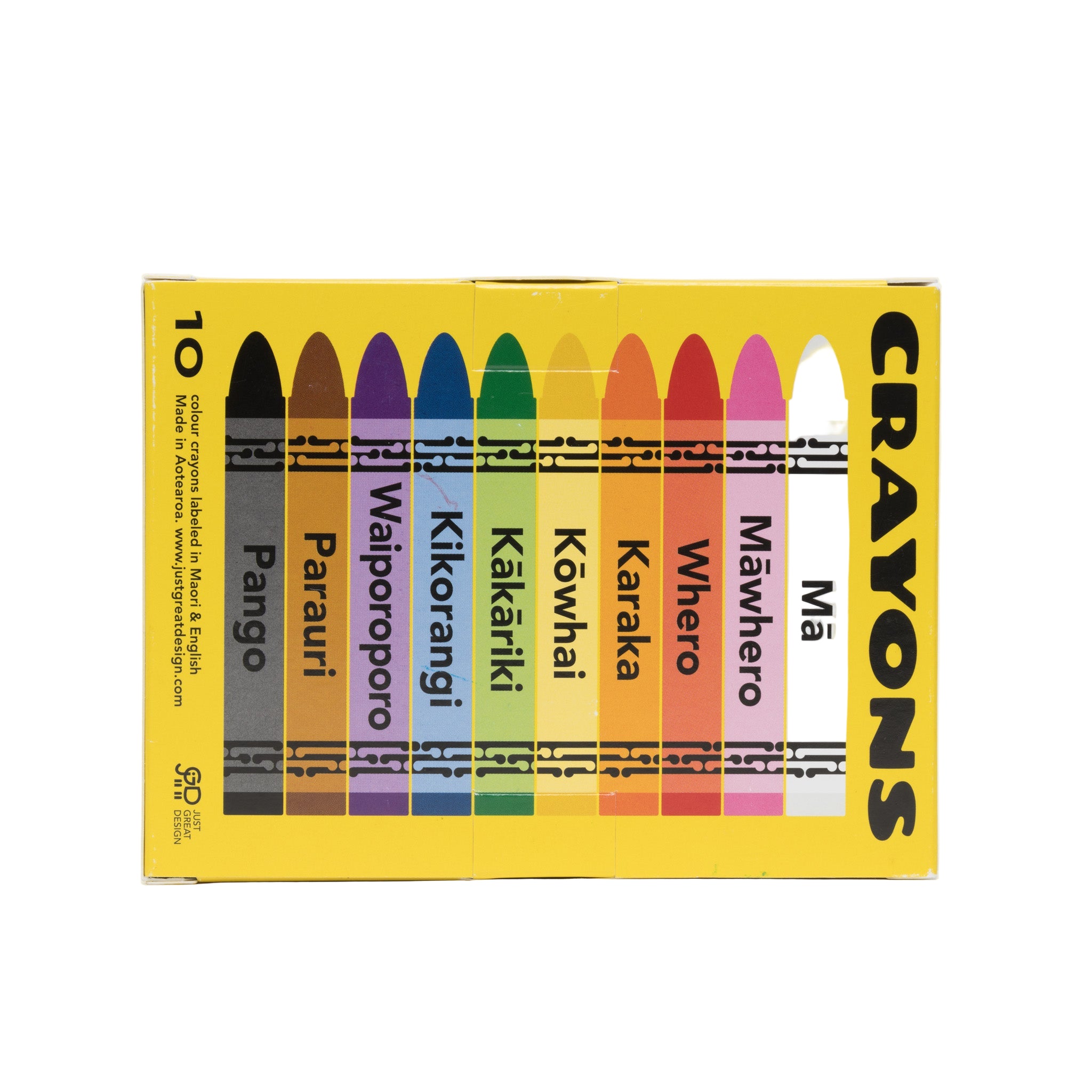10 Crayons Pene Hinu Māori