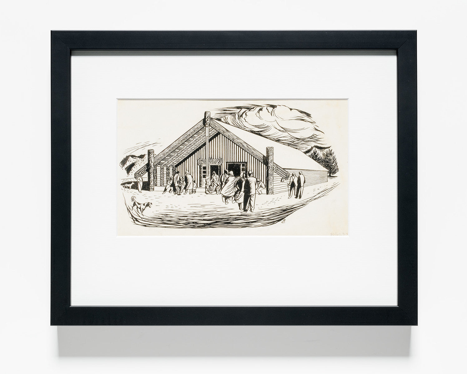 Russell Clark The Meeting House Reproduction Print