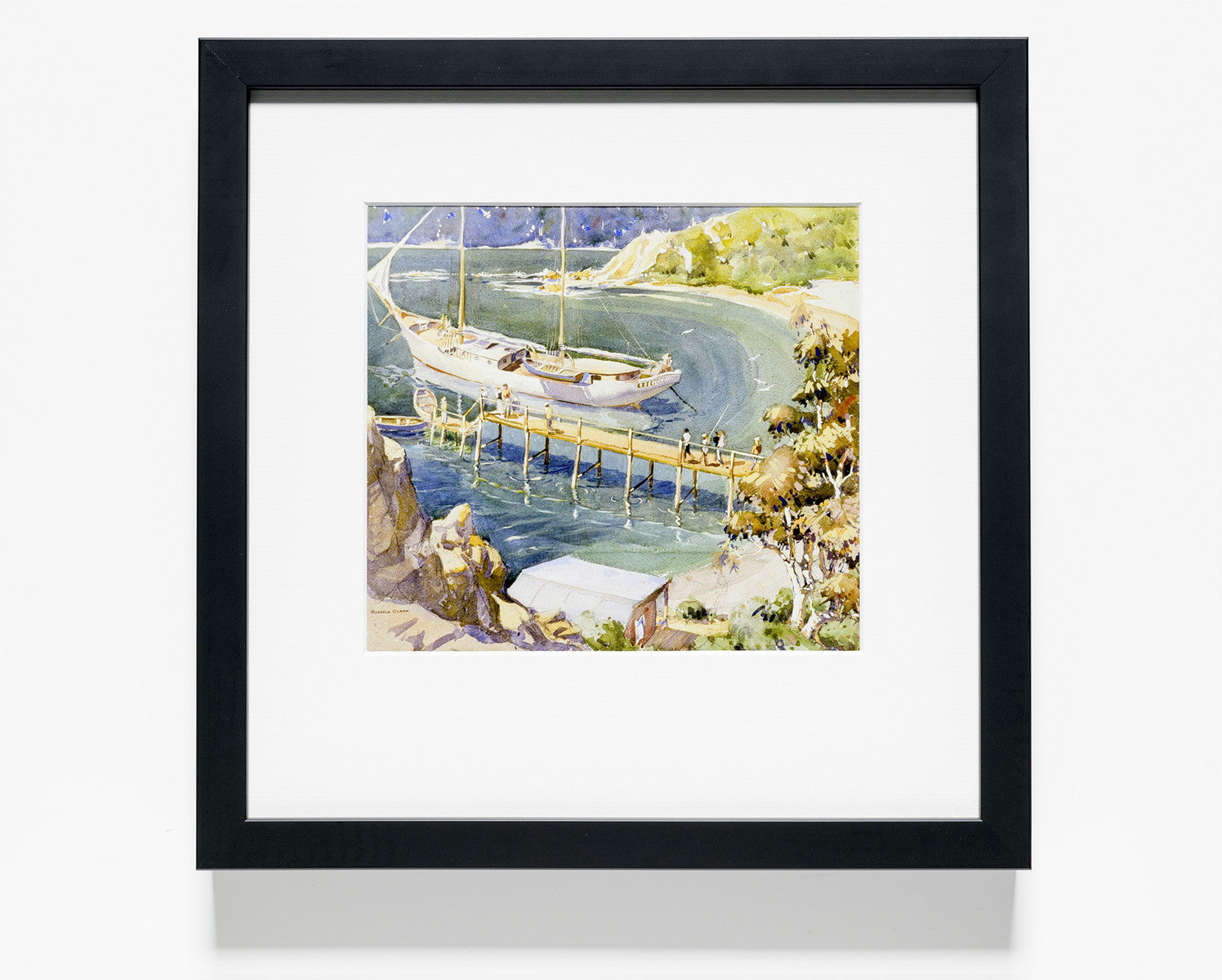 Russell Clark The Island Trader Reproduction Print