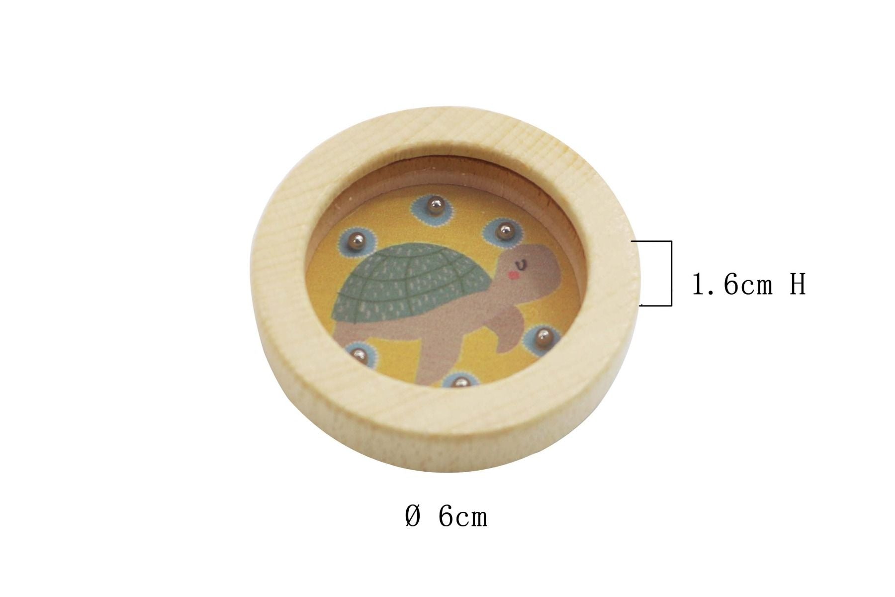 Wooden Sea Animal Ball Game