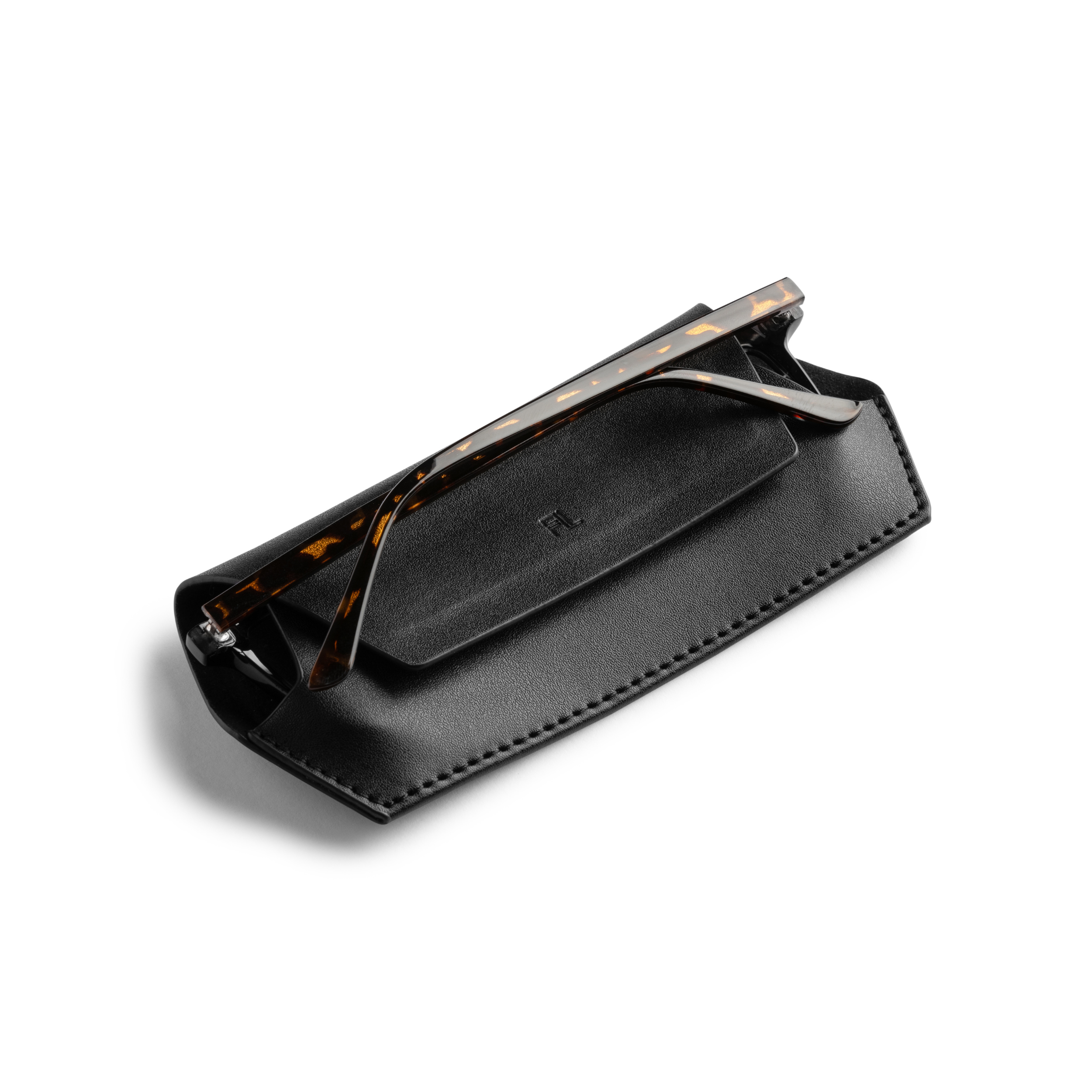 Slimline Glasses Case - Black