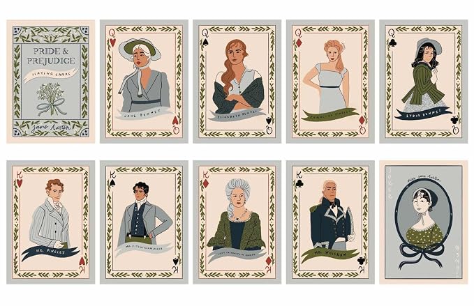 Literary Suits: Jane Austen Collection Playing Cards