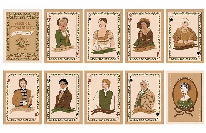 Literary Suits: Jane Austen Collection Playing Cards