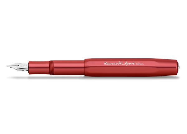 Kaweco Deep Red AL SPORT Fine Nib Fountain Pen