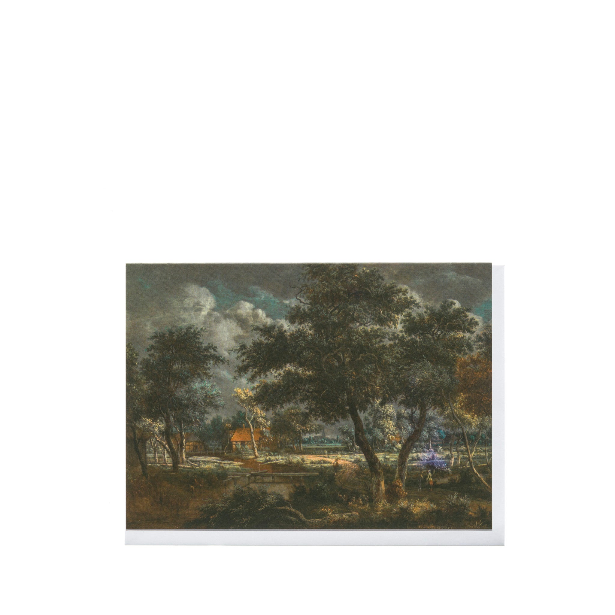 Meindert Hobbema "A Wooded Landscape…" Card