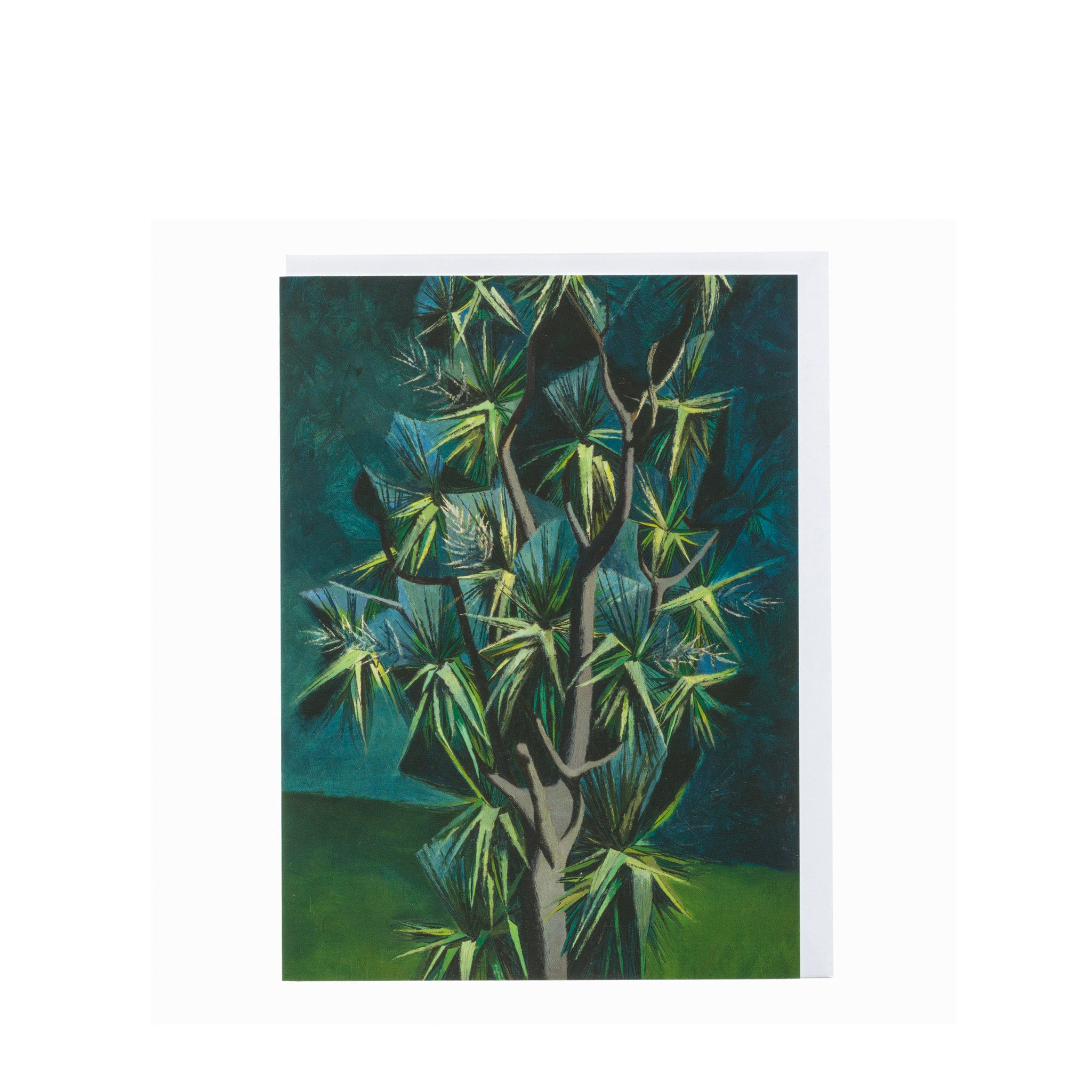 Russell Clark "Cabbage Tree in Flower" Card