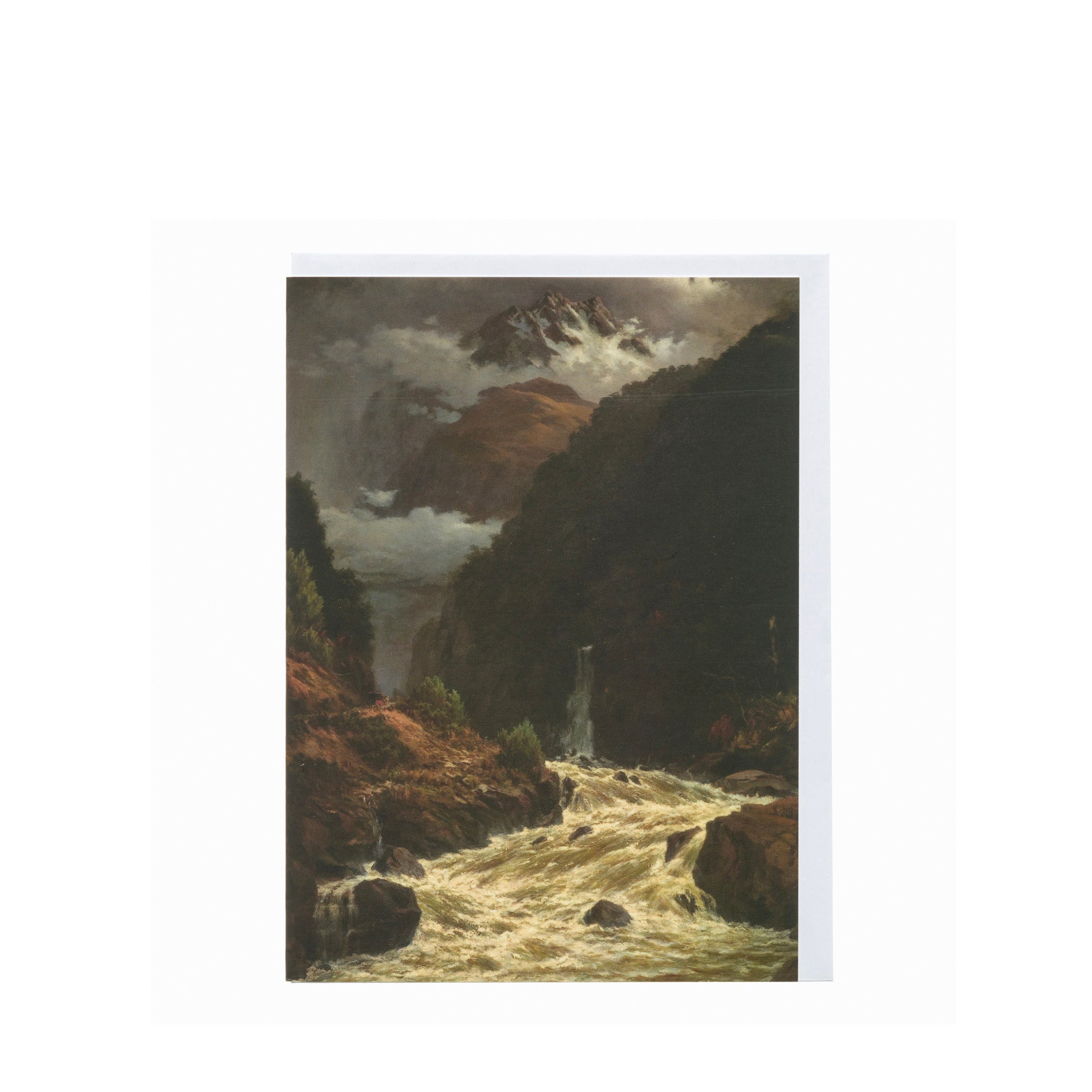 John Gibb "Flood in the Otira Gorge" Card