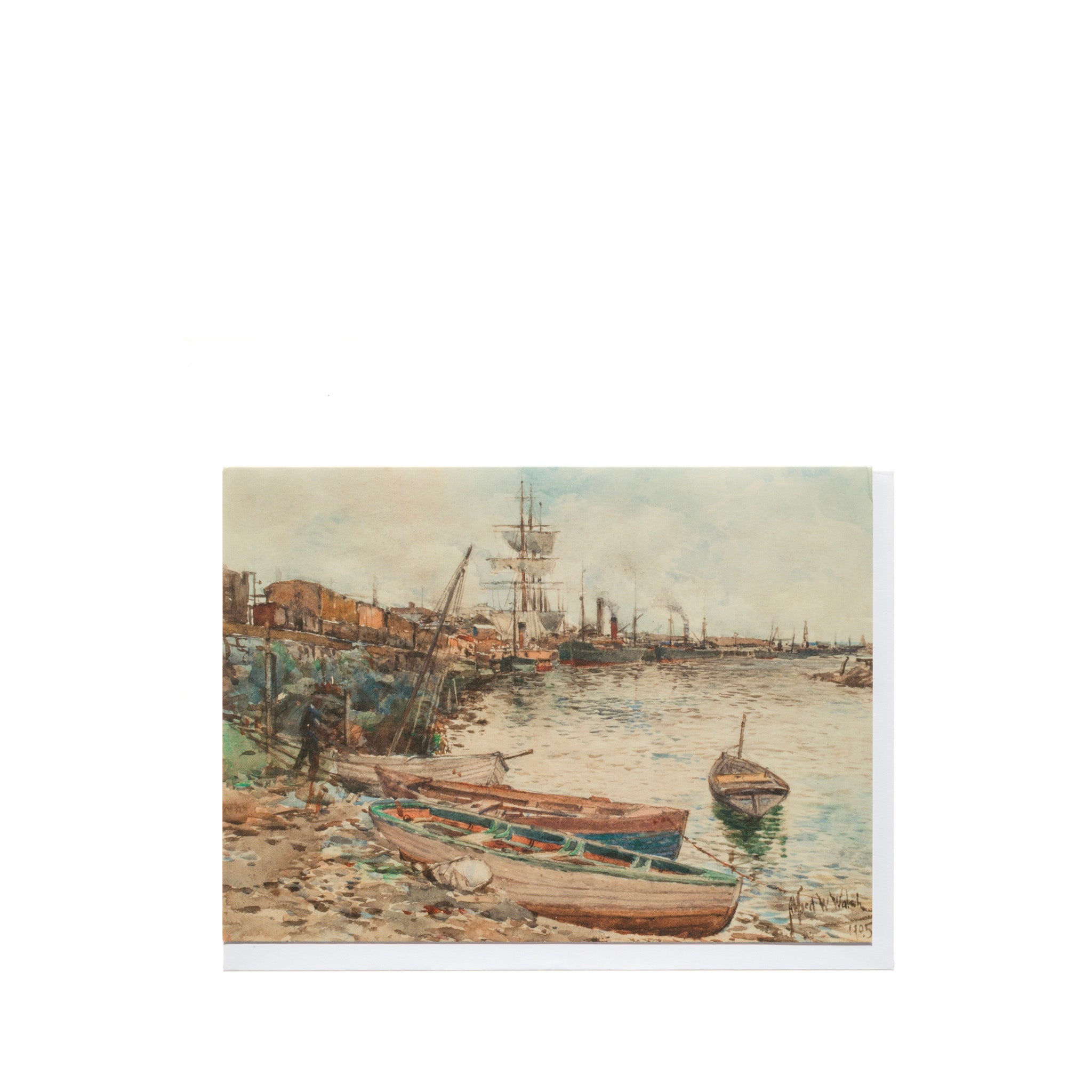 Alfred Wilson Walsh "Greymouth Harbour" Card