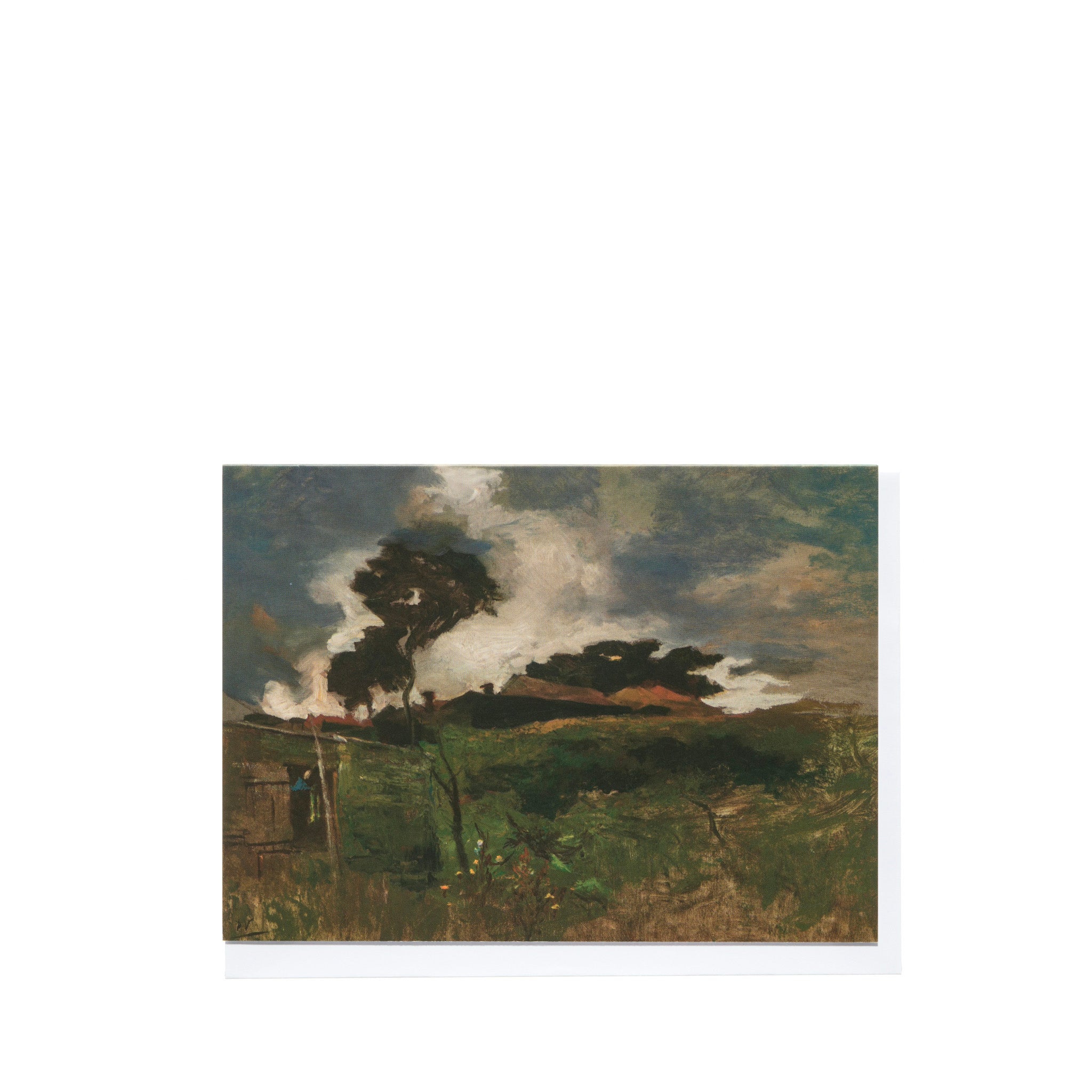 Petrus van der Velden "House on the Heath" Card