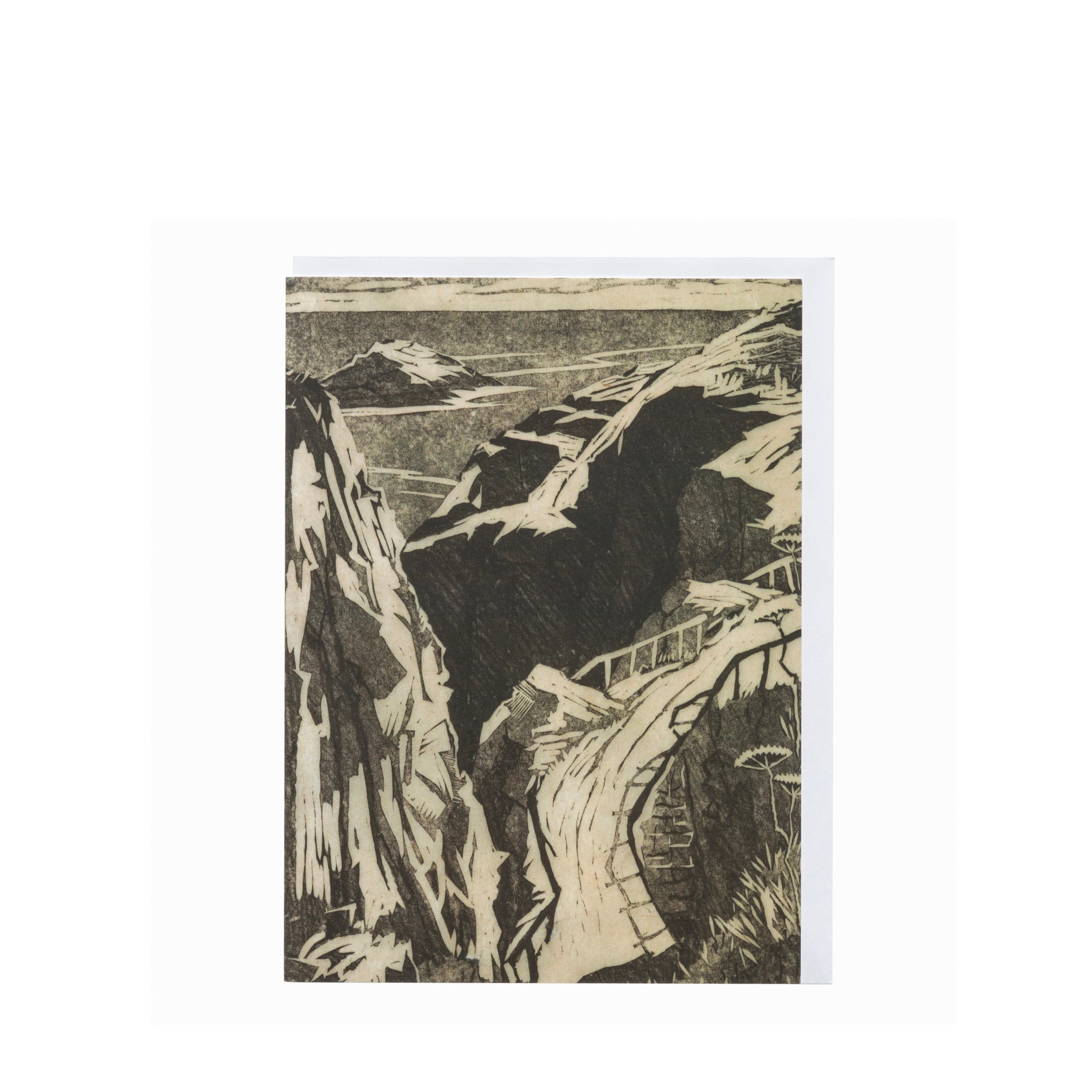 Rhona Haszard "La Coupée, Sark" Card