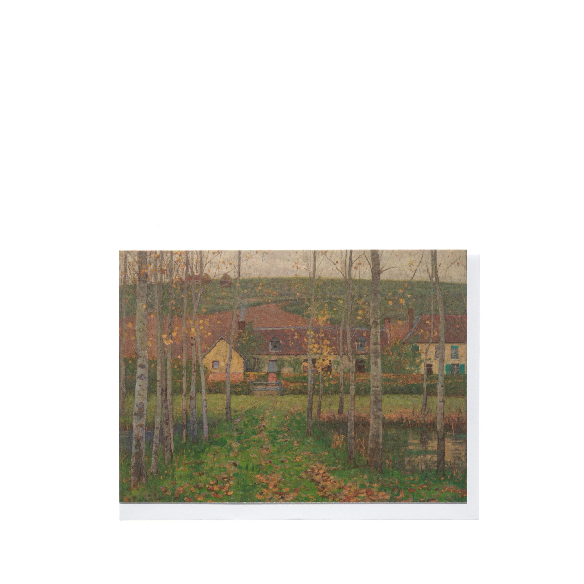 Charles Herbert Eastlake "Lingering Leaves" Card