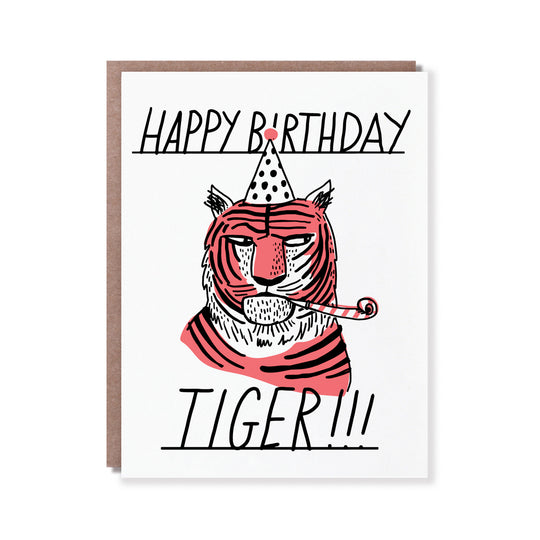 Tiger Side Eye Happy Birthday