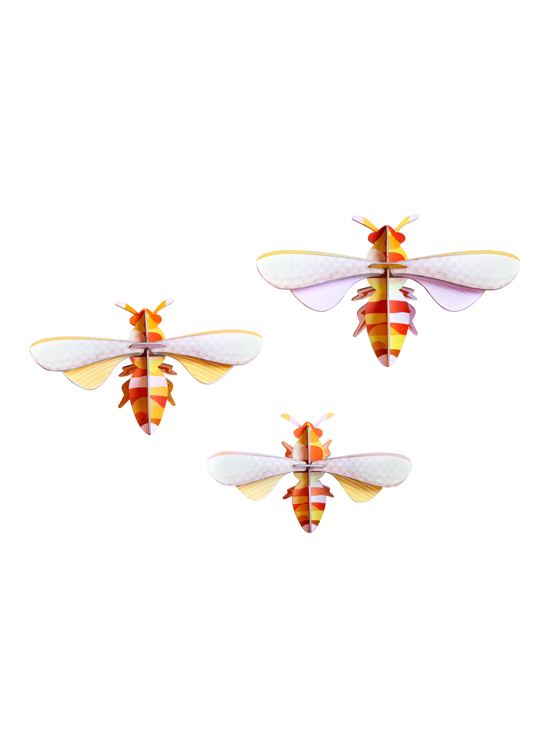 Honey Bees Wall Art Set of 3