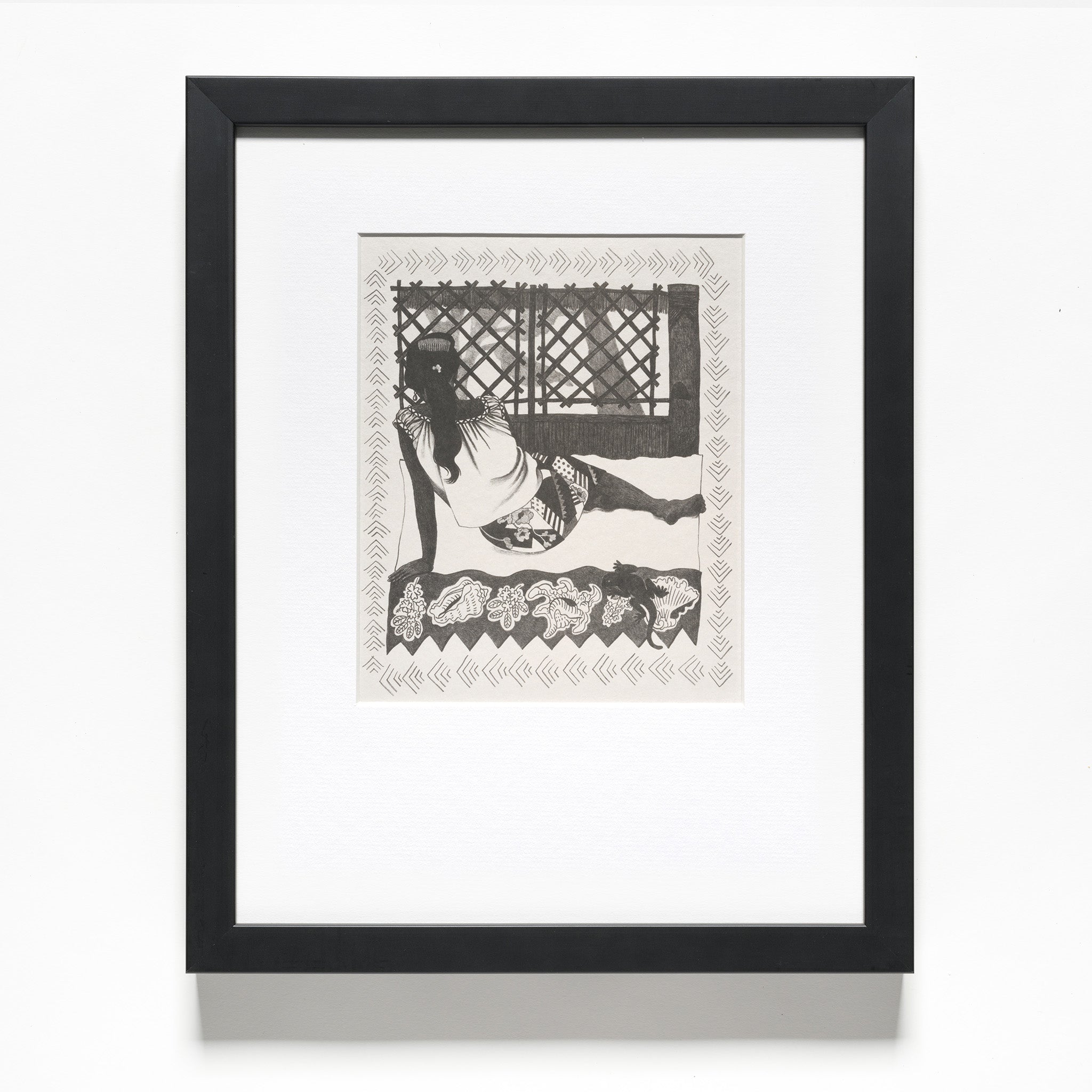 Robin White Florence with a Lizard Reproduction Print