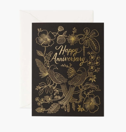 Love Birds Anniversary Card