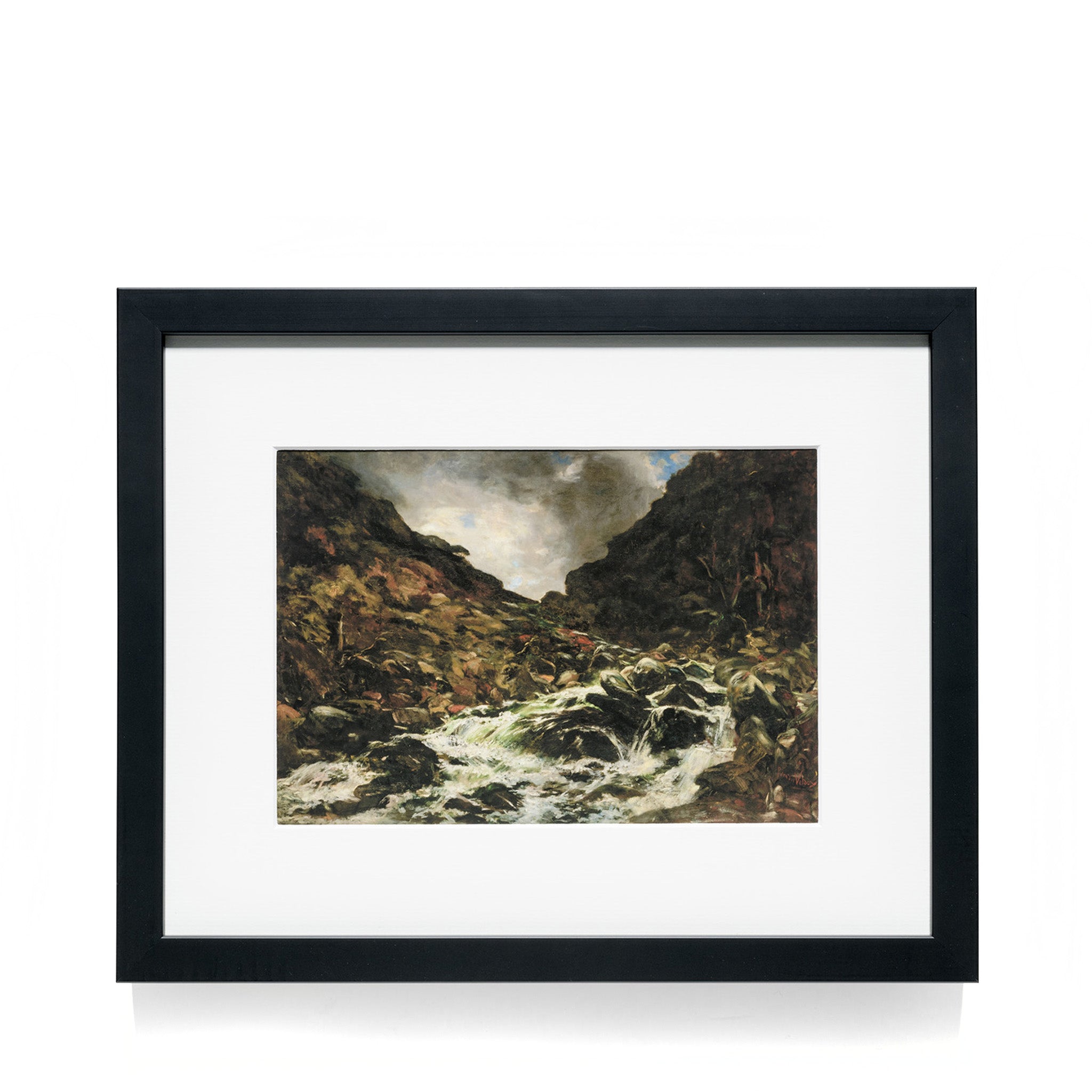Petrus van der Velden Mountain Stream, Otira Gorge Reproduction Print