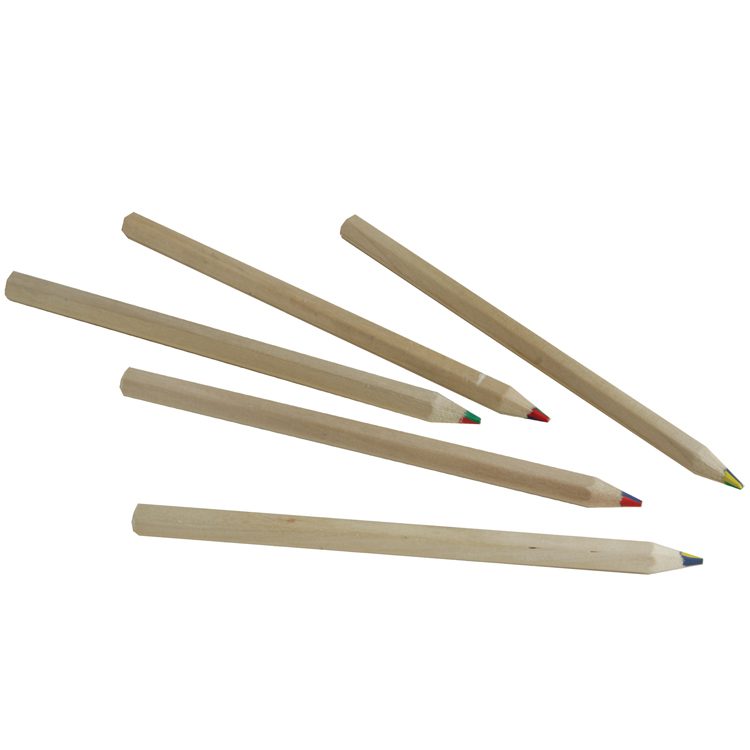 4 Colour Rainbow Wood Pencil
