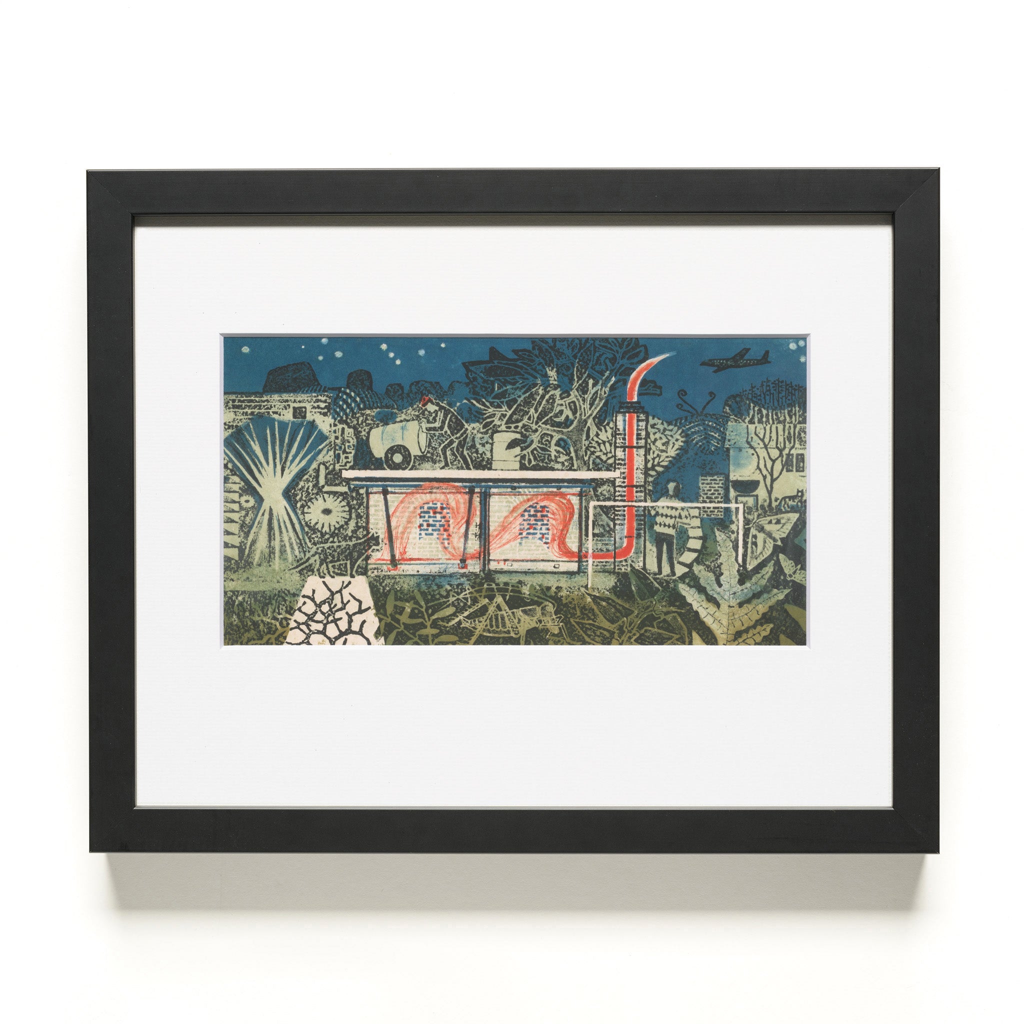 Juliet Peter "The World Of The Night Kiln Firers" Reproduction Print