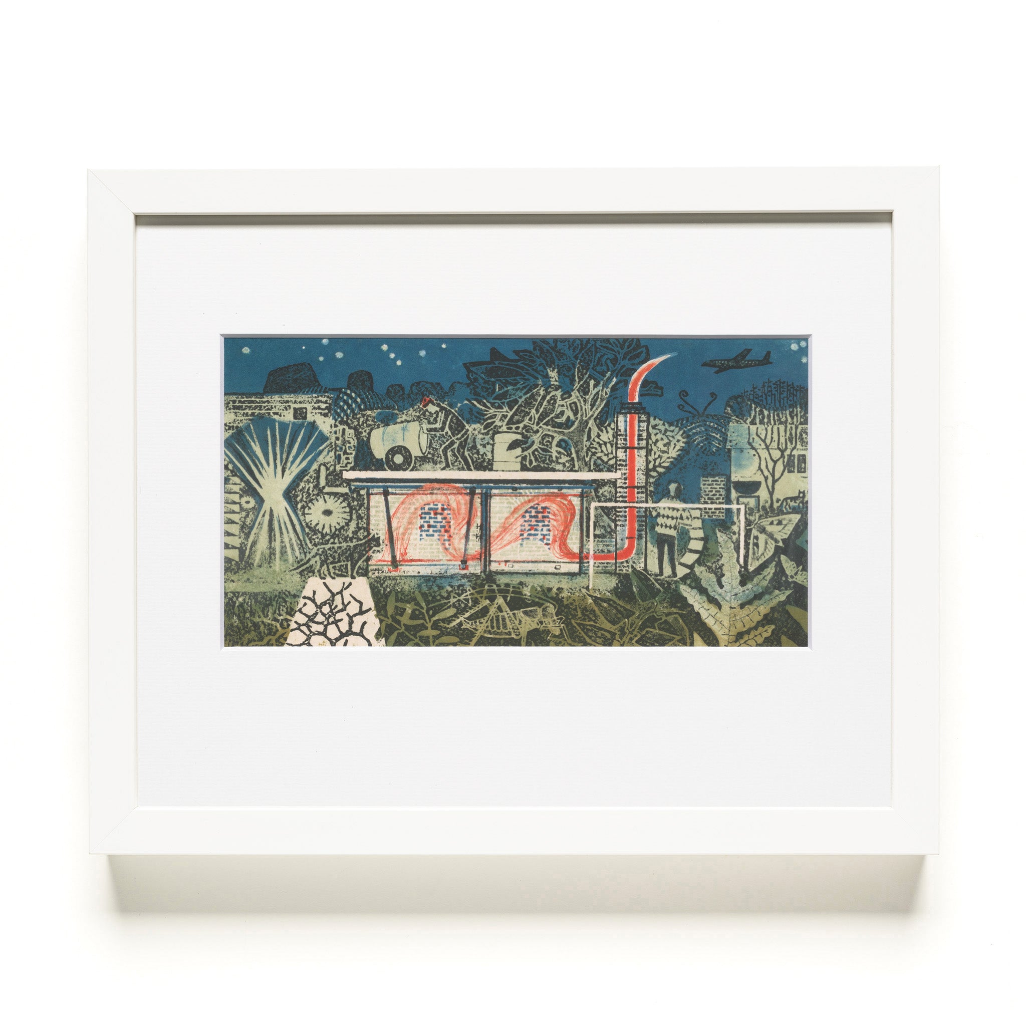 Juliet Peter "The World Of The Night Kiln Firers" Reproduction Print
