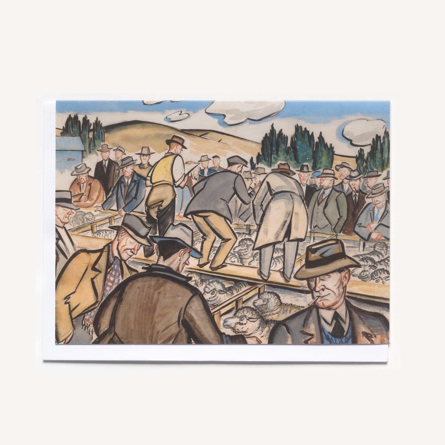 Juliet Peter "Sheep Sale" Card