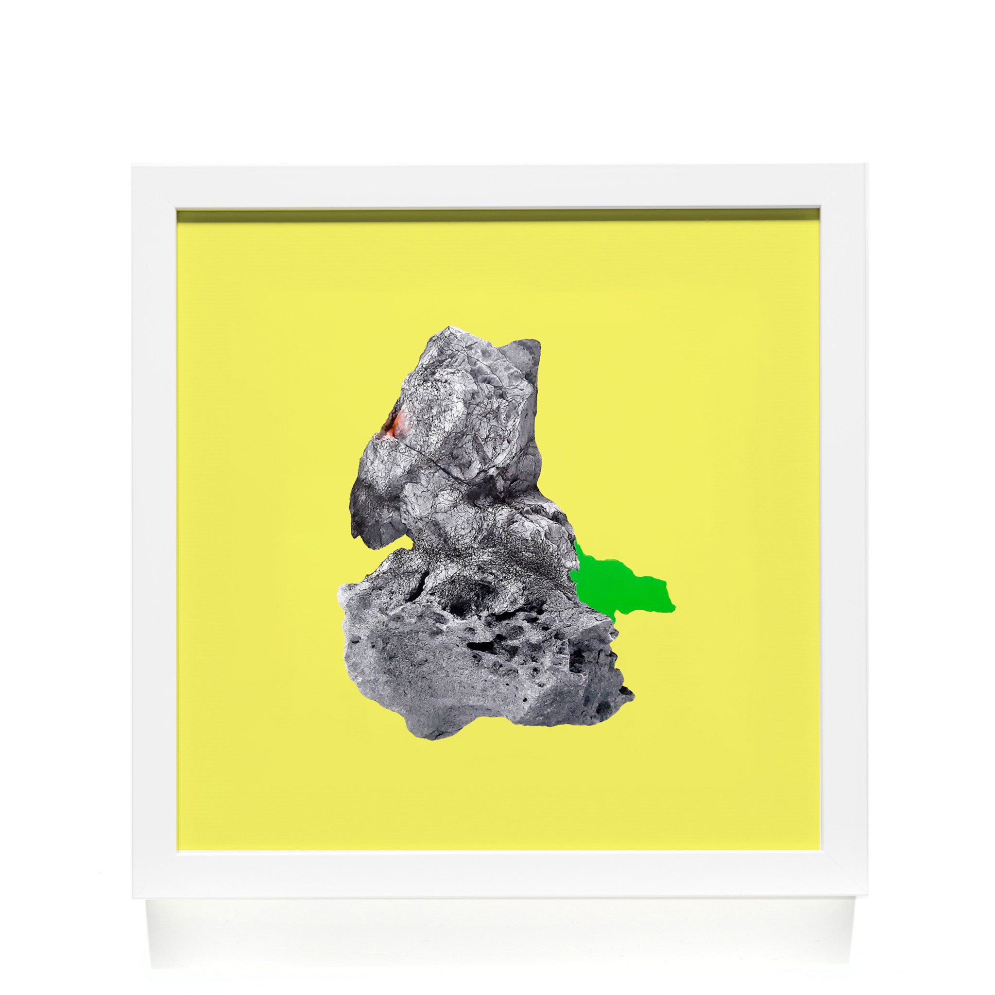 EDWARDS+JOHANN - "Concretions-Acid" Framed Print