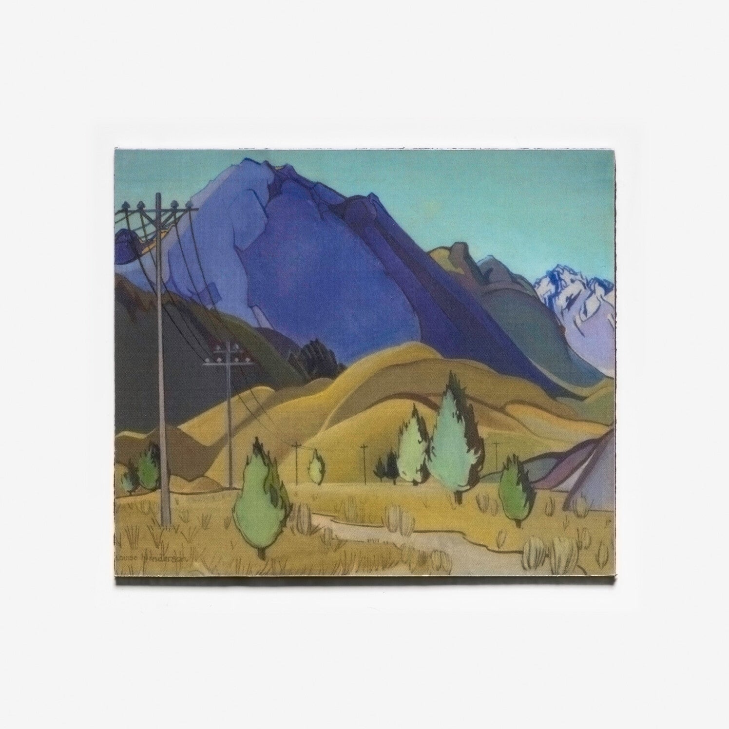 Louise Henderson Plain and Hills Magnet