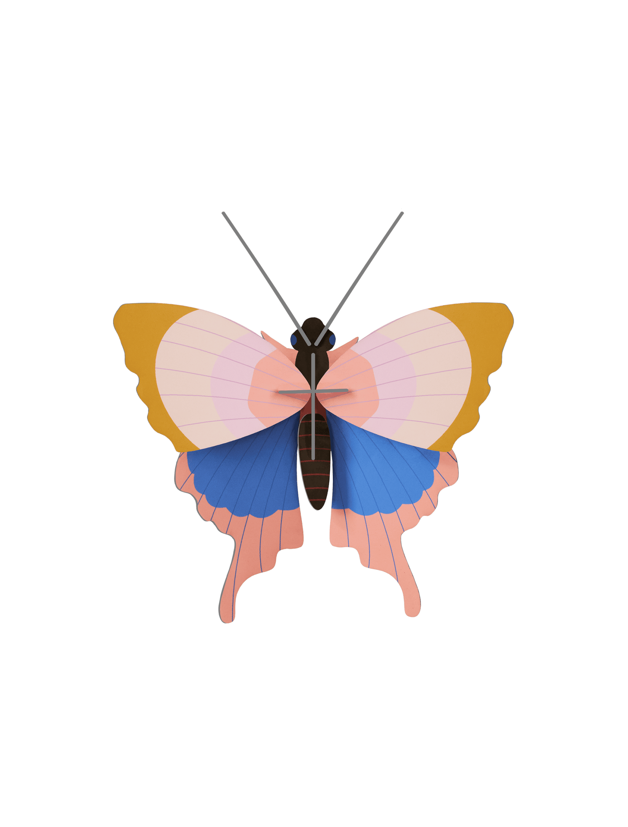 Gold Rim Butterfly Wall Art