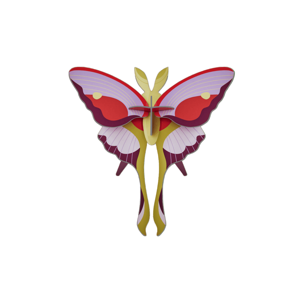 Lilac Comet Butterfly Wall Art