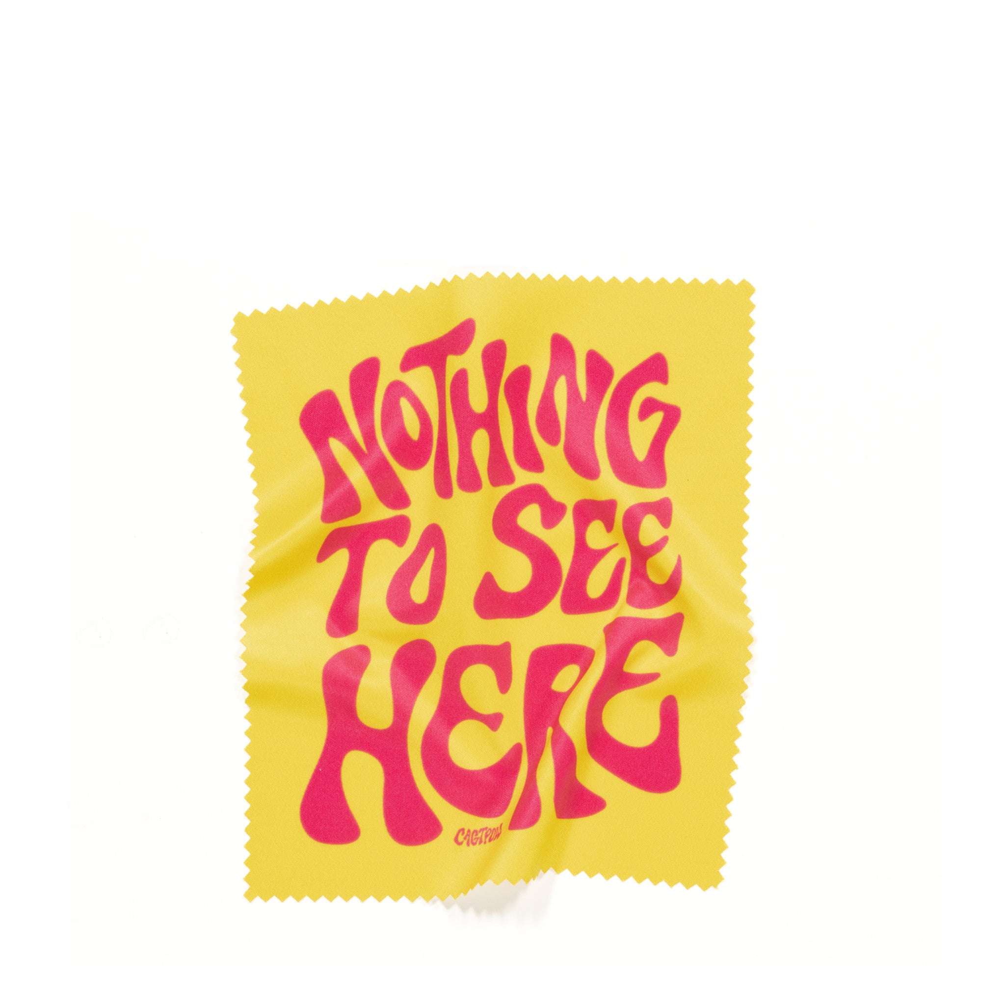 CAGTPOW "Nothing To See Here" Lens Cloth