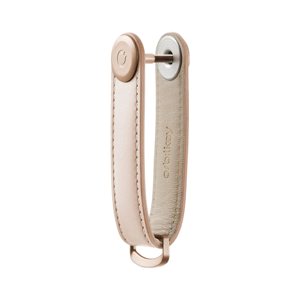 Orbitkey Leather Key Organiser Blush Pink