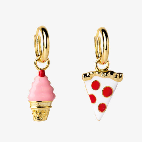 Pizza and Ice Cream Earrings