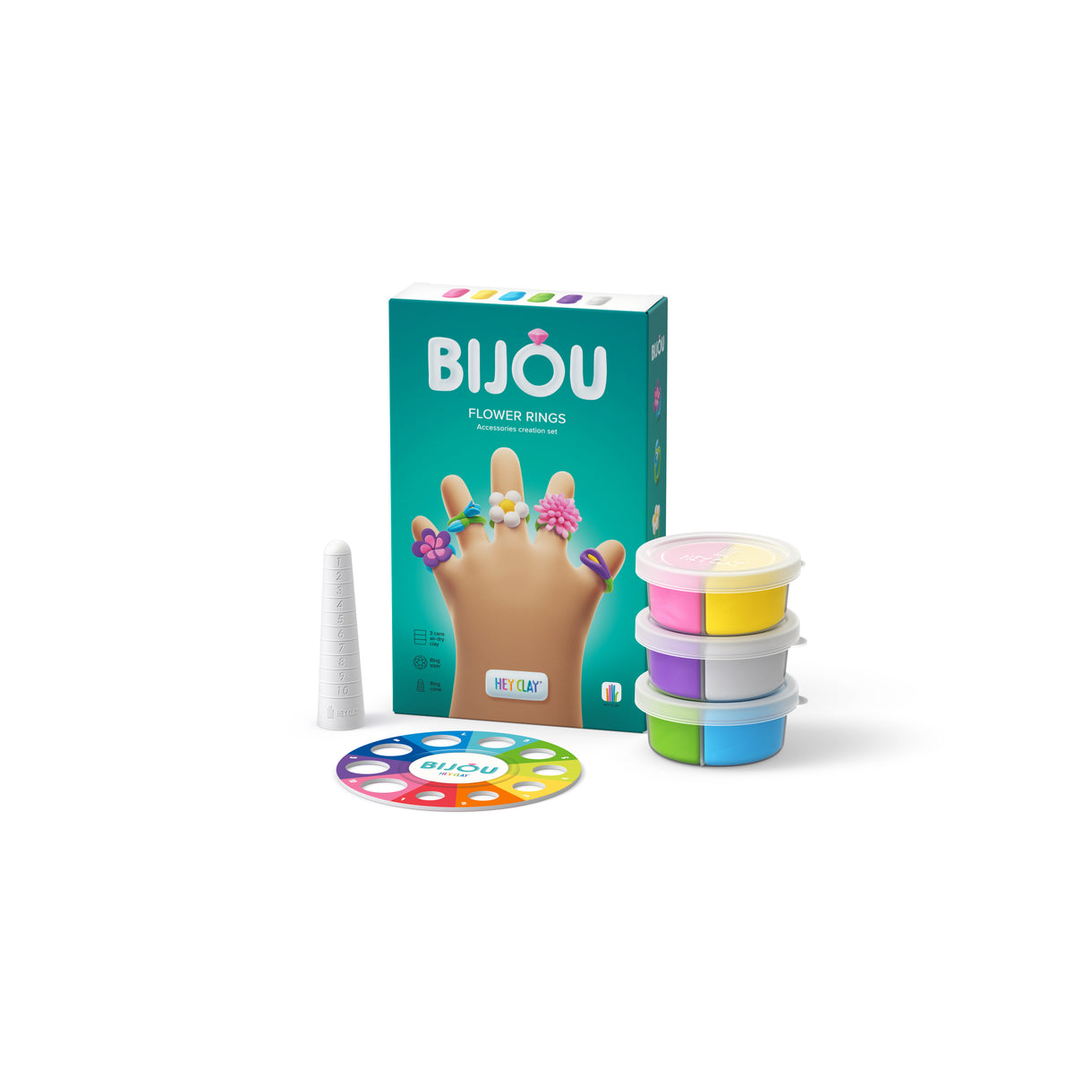 Hey Clay - Flower Rings 3 Cans